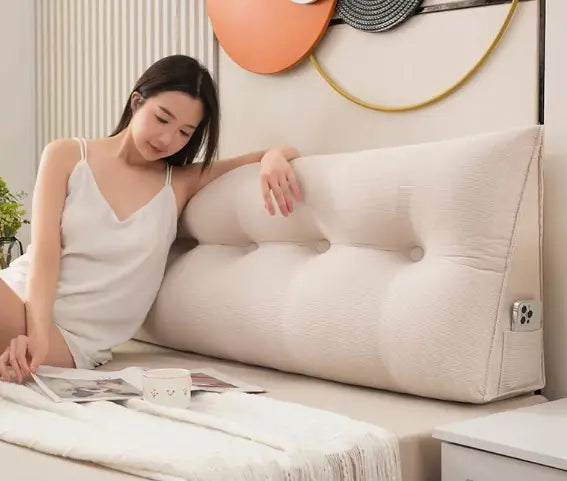Comfy Corduroy Triangle Head Cushion